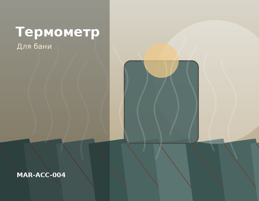 Термометр-гигрометр для бани